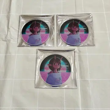 밀키웨이 그라테 아크릴 코스터 치하루 3개 세트