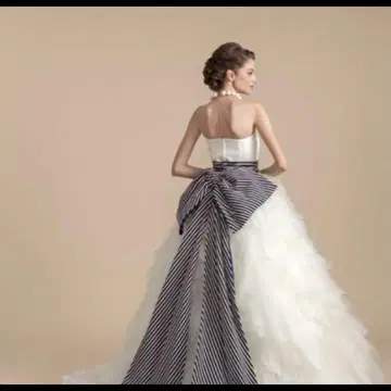 BEAMS 웨딩 드레스 A라인 와타베 웨딩