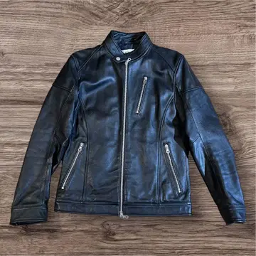[새상품급] 라토르트랩 양가죽 싱글 라이더 자켓 블랙 M 남성용 비기