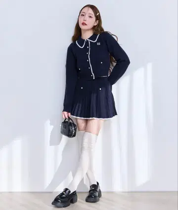 폴로 칼라 니트 셋업