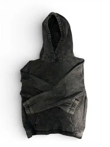 데님 후드티 후디