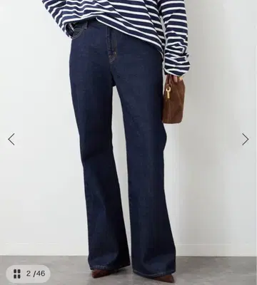 Deuxieme Classe 모던 플레어 청바지