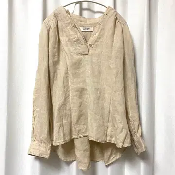 tumugu 린넨 셔츠 긴팔