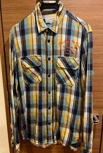 AVIREX XL 플란넬 셔츠