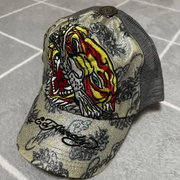 edhardly 메쉬 캡 그레이 호랑이 y2k swag archive