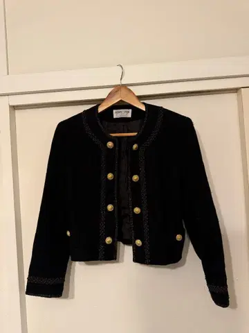 GERARD DARELPARIS 블랙 화이트 버튼 자켓