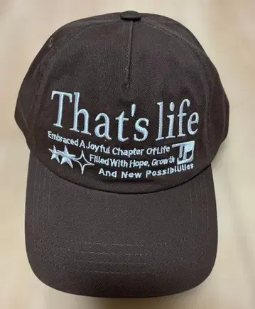 That's Life 캡 brown 프리 사이즈