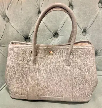 터콰이즈 가죽 토트백