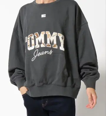 TOMMY JEANS 올오버 칼리지 트레이닝복 그레이 L 사이즈