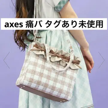 라메 트위드 덕질 백 axes femme kawaii 이타백