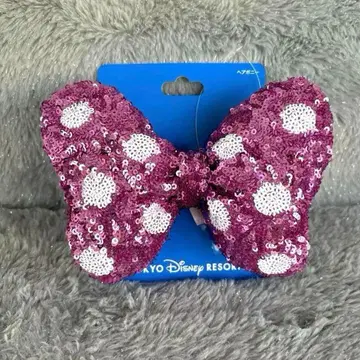 디즈니 머리끈 미니 핑크
