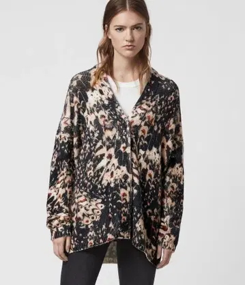 ALLSAINTS 올세인츠 올 패턴 가디건 오버 사이즈