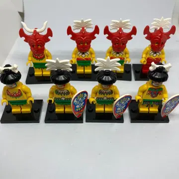 레고 롱고족 8체 정품 남해의 용사 시리즈 미니 피규어 올드 레고