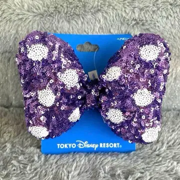 디즈니 머리끈 미니 퍼플