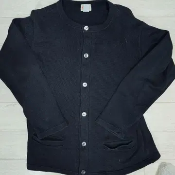 BEAMS 블랙 가디건 M
