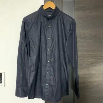 5351 POUR LES HOMMES 셔츠 버튼 다운 블랙