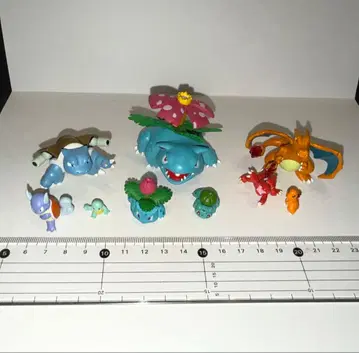 입체 포켓몬 도감 9체 세트 1세대 스타팅 포켓몬