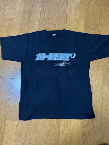 초기! 10-FEET 블랙 T셔츠 XL 텐피 레어 아이템