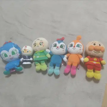 호빵맨 봉제 인형 세트