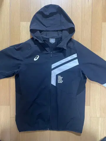 ASICS 골프용 후드 자켓 남성용 XL 블랙 발수