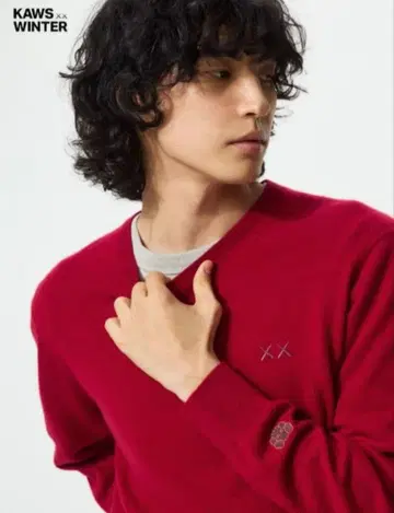 카우스 윈터 캐시미어 크루넥 스웨터