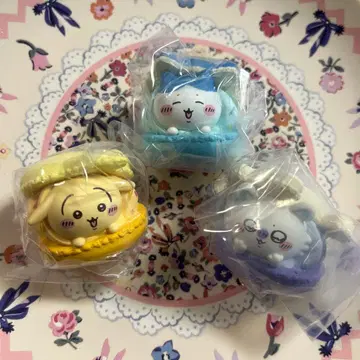 치이카와 마카롱 가챠가챠 3종 세트 하치와레 토끼 모몽가 3종