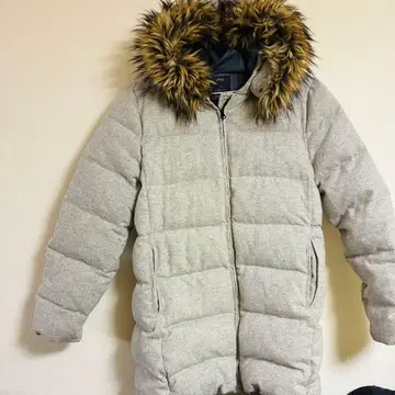 [ 인기 ] Gap Winter Warmth 퍼 다운 자켓 M 그레이