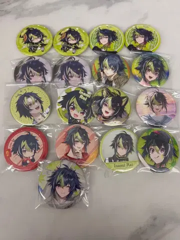 니지산지 이나미 라이 캔뱃지 세트