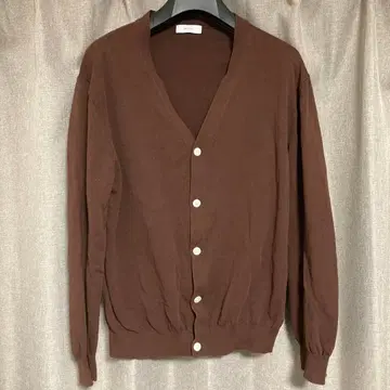 SHIPS any: 아이스 니트 쿨 가디건 사이즈 L 브라운