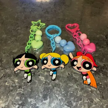 [ 당일 발송 ] 파워퍼프걸스 아크릴 키링 세트
