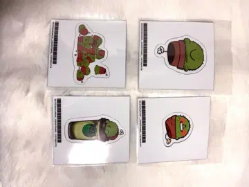 구치츠보 스티커 4장 세트