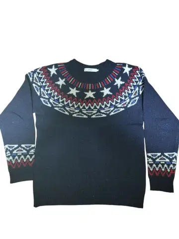 BEAMS LIGHTS 별 패턴 니트 스웨터