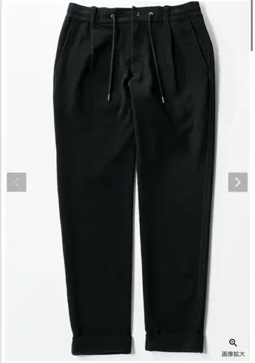 코듀로이 SWING EASY PANTS 블랙 사이즈 M