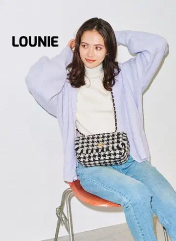 LOUNIE 루니 펄 니트 가디건 최근 모델