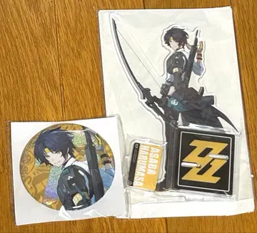 젠레스 존 제로 빅 아크릴 스탠드 + 캔뱃지 아사바 유마