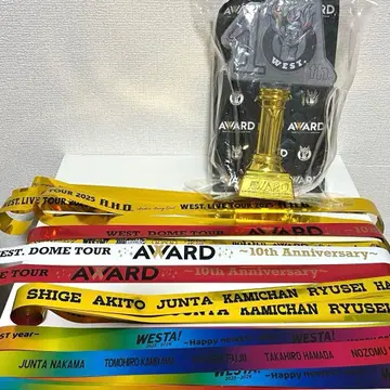 WEST. 응원봉 은색 테이프