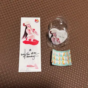 50기생 우아케어 카나코 씨 캔 배지 & 사인