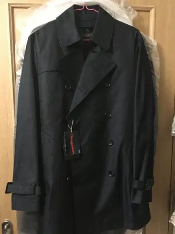 새상품 나노 유니버스 트렌치코트 네이비/46