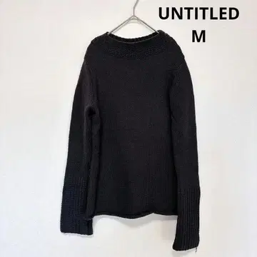 UNTITLED 니트 9 블랙 심플