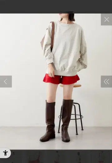 프릴 니트 숏팬츠