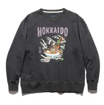 즉시 발송 가능 로아크 리바이벌 맨투맨 홋카이도 라멘 HOKKAIDO