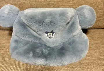 미키의 귀가 달린 복슬복슬한 햇(블루 그레이) TDR