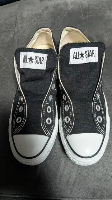 CONVERSE ALL STAR 블랙 스니커즈 슬립온