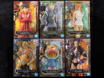 묶음 판매 원피스 DXF 에그헤드 편 밀짚모자 일당 피규어