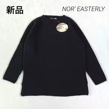 새상품 노아 이스터리 크루넥 스웨터 40 슬릿 니트