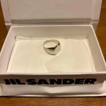 Jil Sander 실버 시그넷 반지 S 사이즈 (17호 상당)