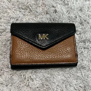 [ 새상품급 ] MK 3단 폴더형 지갑 바이컬러 미니 지갑