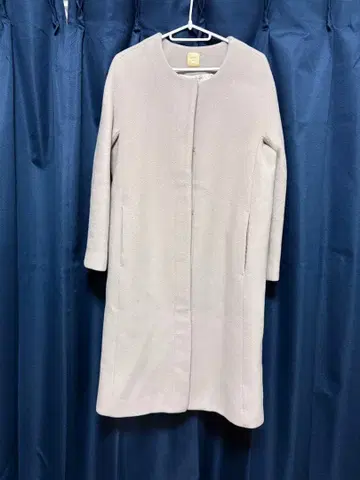 새상품급! MUSE 라이트 베이지 롱 코트