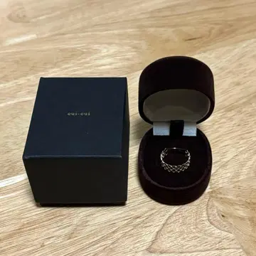 cui-cui 골드 메쉬 반지 K10YG 9호