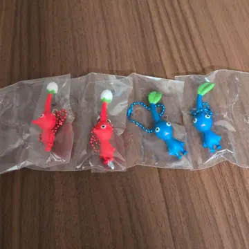 피크민 빨강 파랑 키링 세트